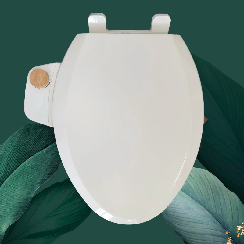 Fit Elongated Toilets Superb installation Dual Nozzle Bamboo Knob Bidet Seat