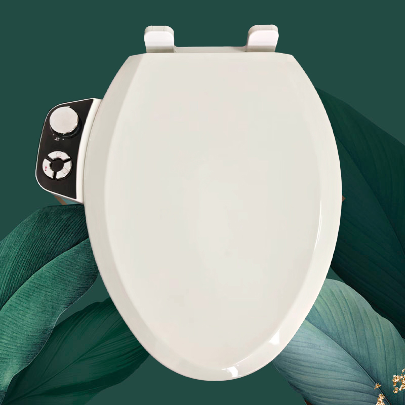 Push-button and Knob Controls Pressure-adjustable Bidet Seat