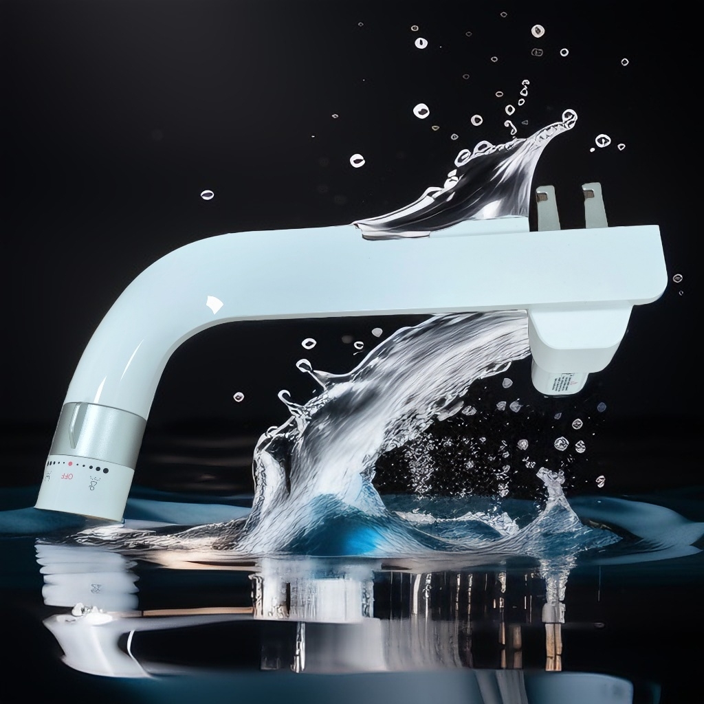 Small Bidet Attachment With Folding Nozzle
